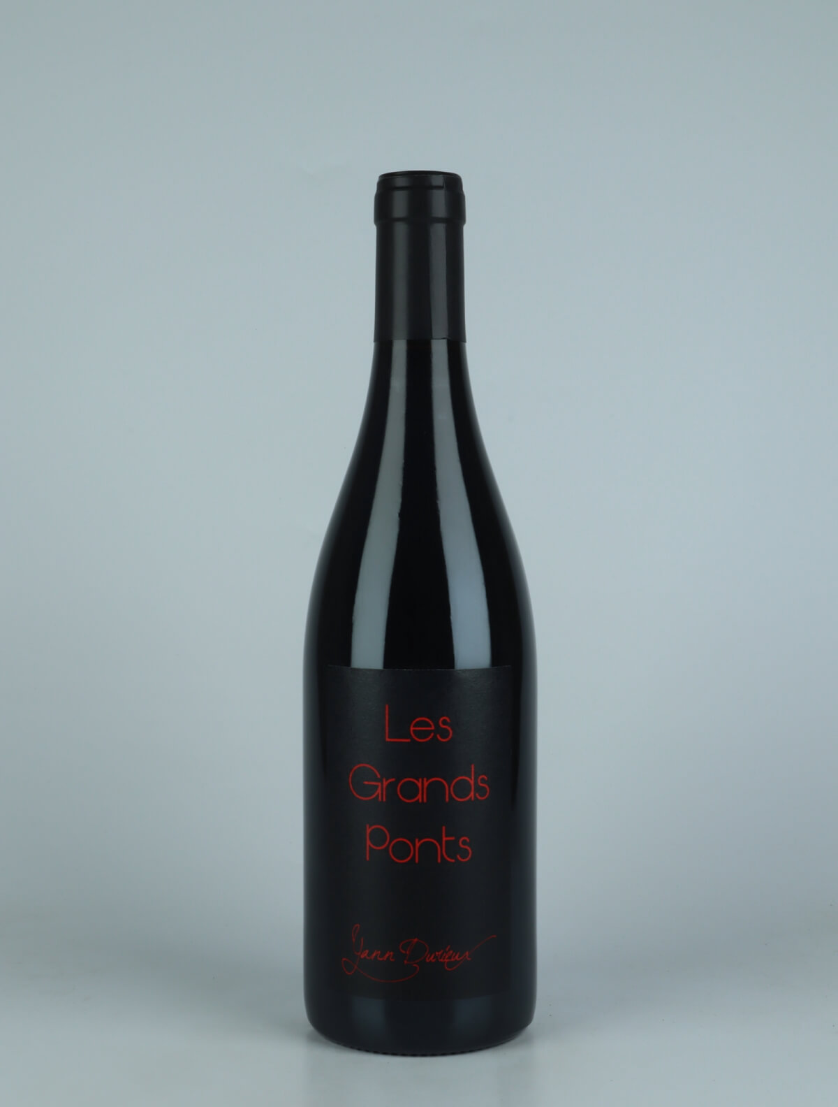 En flaske 2020 Les Grands Ponts Rødvin fra Yann Durieux, Bourgogne i Frankrig